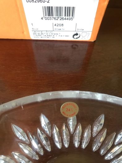 Bleikristall Ring Holder