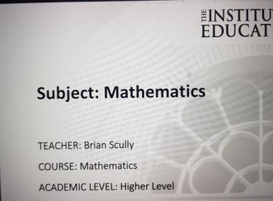 H1 Institute Of Education Notes for 6th year Leaving cert