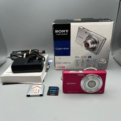 Sony Cyber-shot DSC-W610 14.1MP Digital Camera Pink - Full Kit