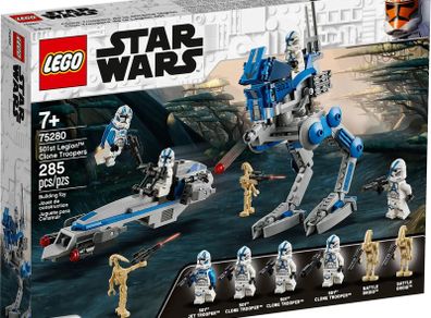 New - Lego Star Wars - 75280 - 501st clone battle packs 5 packs - new