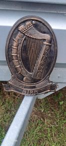 eire harp cast iron sign