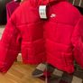 Nike classic puffer jacket in university red Image 6
