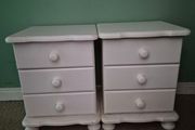 Bedside Lockers Pair