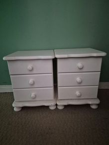 Bedside Lockers Pair