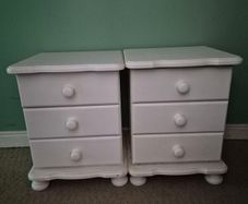 Bedside Lockers Pair