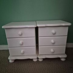 Bedside Lockers Pair