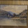 1911 Watercolour of Lake Verney - Signed Image 4