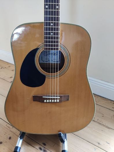 Encore W-265LH Left-Handed Acoustic Guitar Package - Case, Stand, Tuner & Strap