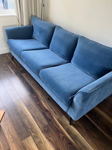 Blue 4 seater couch