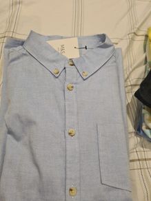 new boys blue shirt