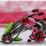 Retro Rhinestone Enamel Floral Spray Brooch Image 6