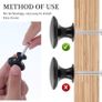 SALE | 24PCS Vintage Cabinet Knobs, Chic Drawer Knobs, Antique Kitchen Cupboard Handles, 30mm Round Furniture Door Knobs, Black Image 3