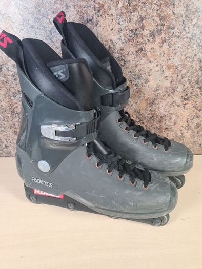 Vintage Roces Majestic Twelve 13 Aggressive Inline Skates Rollerblades Size Uk 10.5  EU 44.5