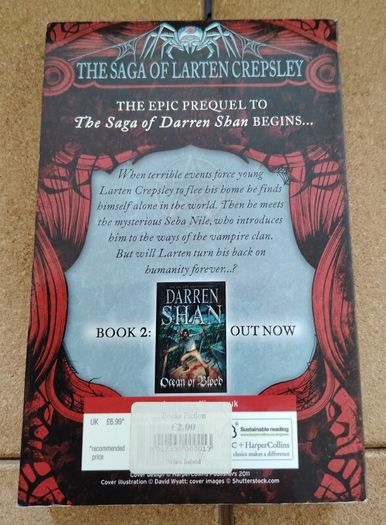 Birth of a Killer by Darren Shan (Larten Crepsley Saga Book 1)