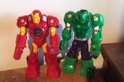 Iron Man and Hulk 12 inch Mech Armour figures