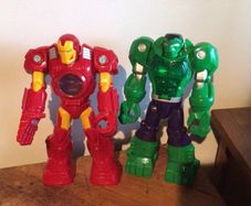Iron Man and Hulk 12 inch Mech Armour figures