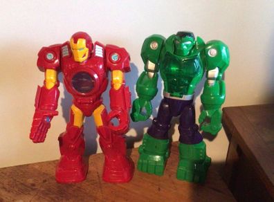 Iron Man and Hulk 12 inch Mech Armour figures