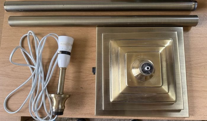 Vintage Nelson Antique Brass Lamp