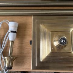 Vintage Mid-Century Nelson Corinthian Style Brass Lamp
