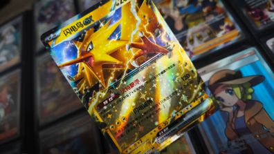 Zapdos EX ! Double Rare ! from Collect 151 Set ! 2025 ! Simplified Chinese Pokemon Card !