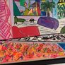 Framed Original Abstract Painting Miami style Interiors Art   Original Art Gift Image 8