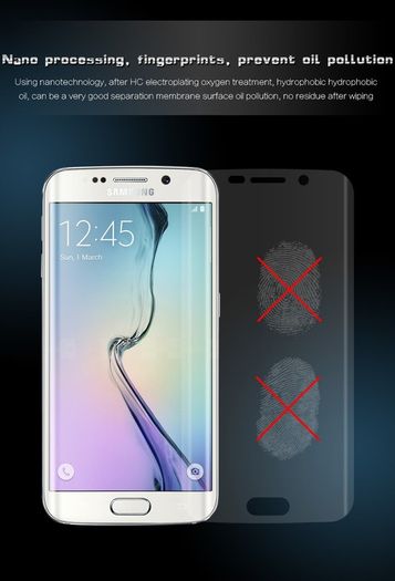 Full Curved 3D PET Screen Protector For Samsung Galaxy S6 EDGE