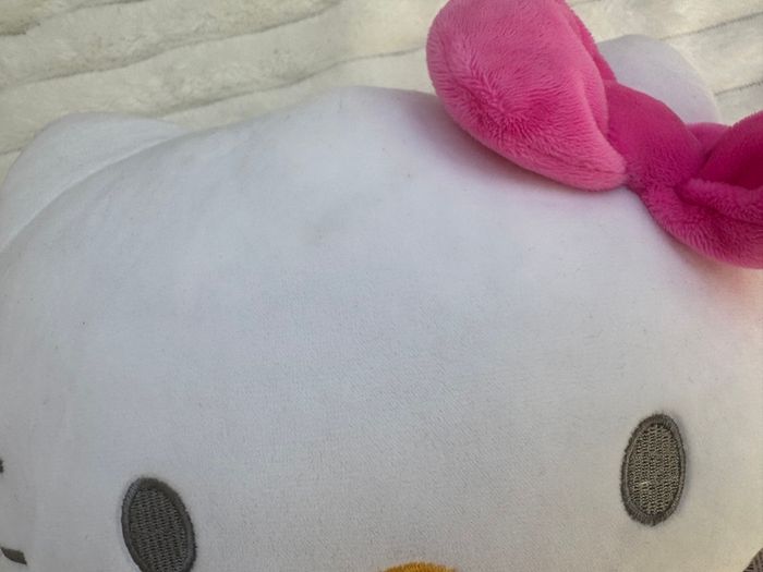 Hello Kitty Plush Pink Dress approx. 35 cm. a bit dirty Please see pictures