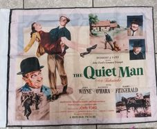 The Quiet Man film with John Wayne flag 3ft x 2ft.