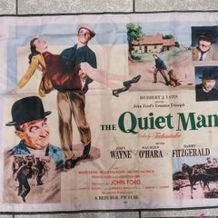The Quiet Man film with John Wayne flag 3ft x 2ft.