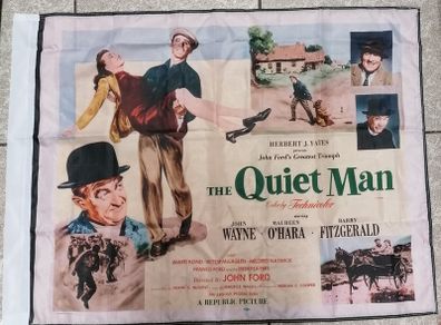 The Quiet Man film with John Wayne flag 3ft x 2ft.