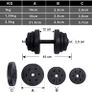 30kg Dumbbells Set - Free Delivery Nationwide Image 4