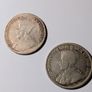 Silver Canada 25 Cent X2. Image 2