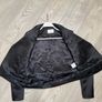 Sandro crincled leather monochrome jacket size 2 10 Image 4