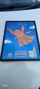 Beefeater advertising frame picture,buyer collects or pays postage thank you, see pictures for condition, sold as is.