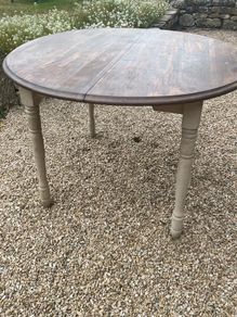 Solid wood dining table