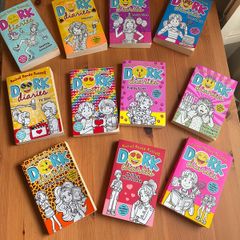 Set of 11 Dork Diaries books by author Rachel Renee Russell