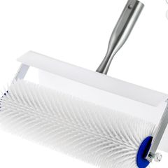 DASBET Spiked Screeding Compound Roller 10" x 1" Spike Roller Floor Compound Roller Spiked Aeration Roller Latex Floor Self Leveling Roller
