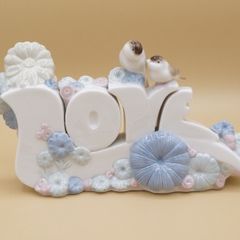 Gorgeous Vintage Love Sign Nao by Lladro.