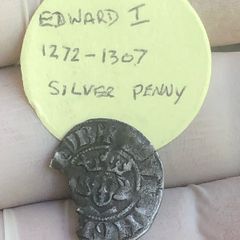 Edward I 1272-1307 Silver Penny, London Mint.