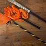 Halloween Witch brooms and monster hand Image 2
