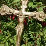 Vintage Solid Brass Crucifix Image 7