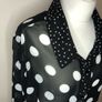 Yours black/white chiffon blouse (size 26-28) Image 2