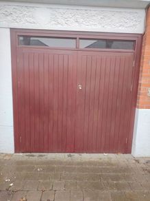 Solid Mahogany Garage Doors