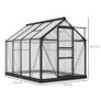 Polycarbonate 6 Ft W x 8.5 Ft Greenhouse Image 2