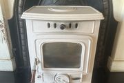 Henley Cream Enamel Stove with Fireplace