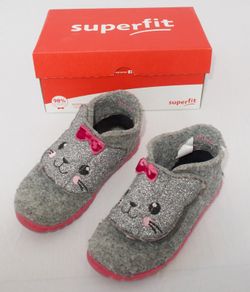 Superfit Girl's Slippers Kombi Wollfilz Happy size 24