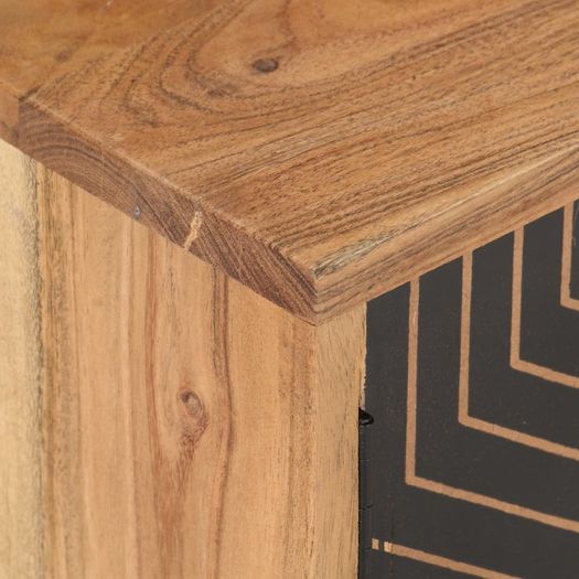 TV Cabinet 115x30x39 cm Solid Acacia Wood