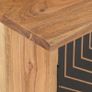 TV Cabinet 115x30x39 cm Solid Acacia Wood Image 3