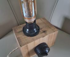 Rustic vintage inspired lamp