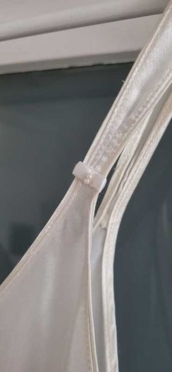 Oscar de la Renta Pink Label Vintage White Satin Nightwear Sz XG (Fit 12-14UK)